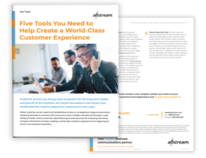 Five Tools You Need to Help Create a World-Class Customer Experience - Cover Image
